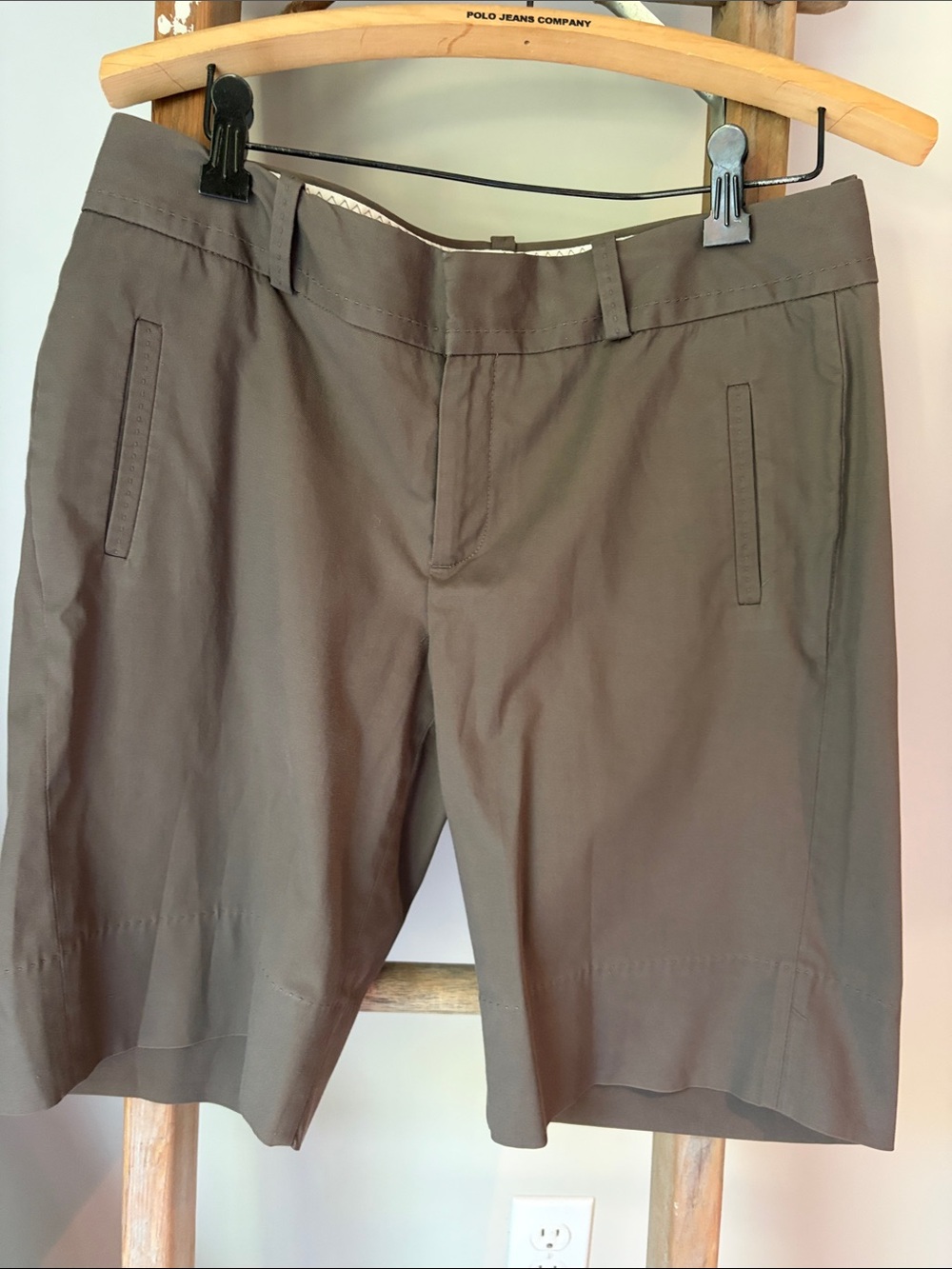 Banana Republic Brown Tailored Bermuda Shorts